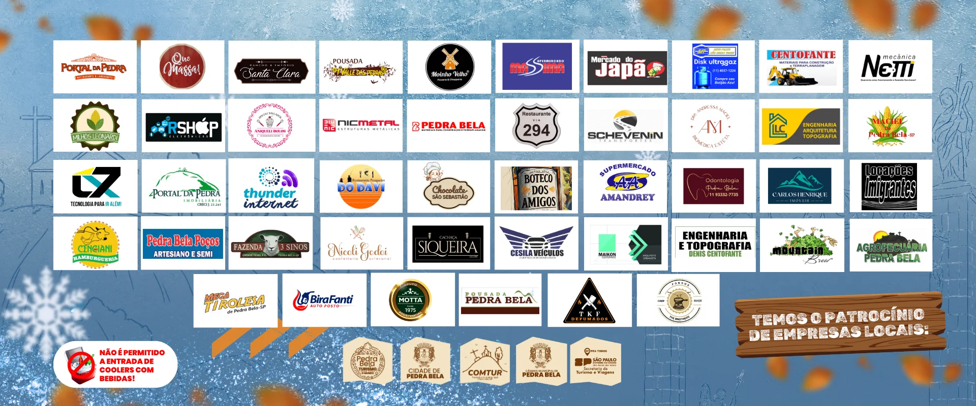 patrocinio BANNER 7º FESTIVAL DE INVERNO PEDRA BELA 2025